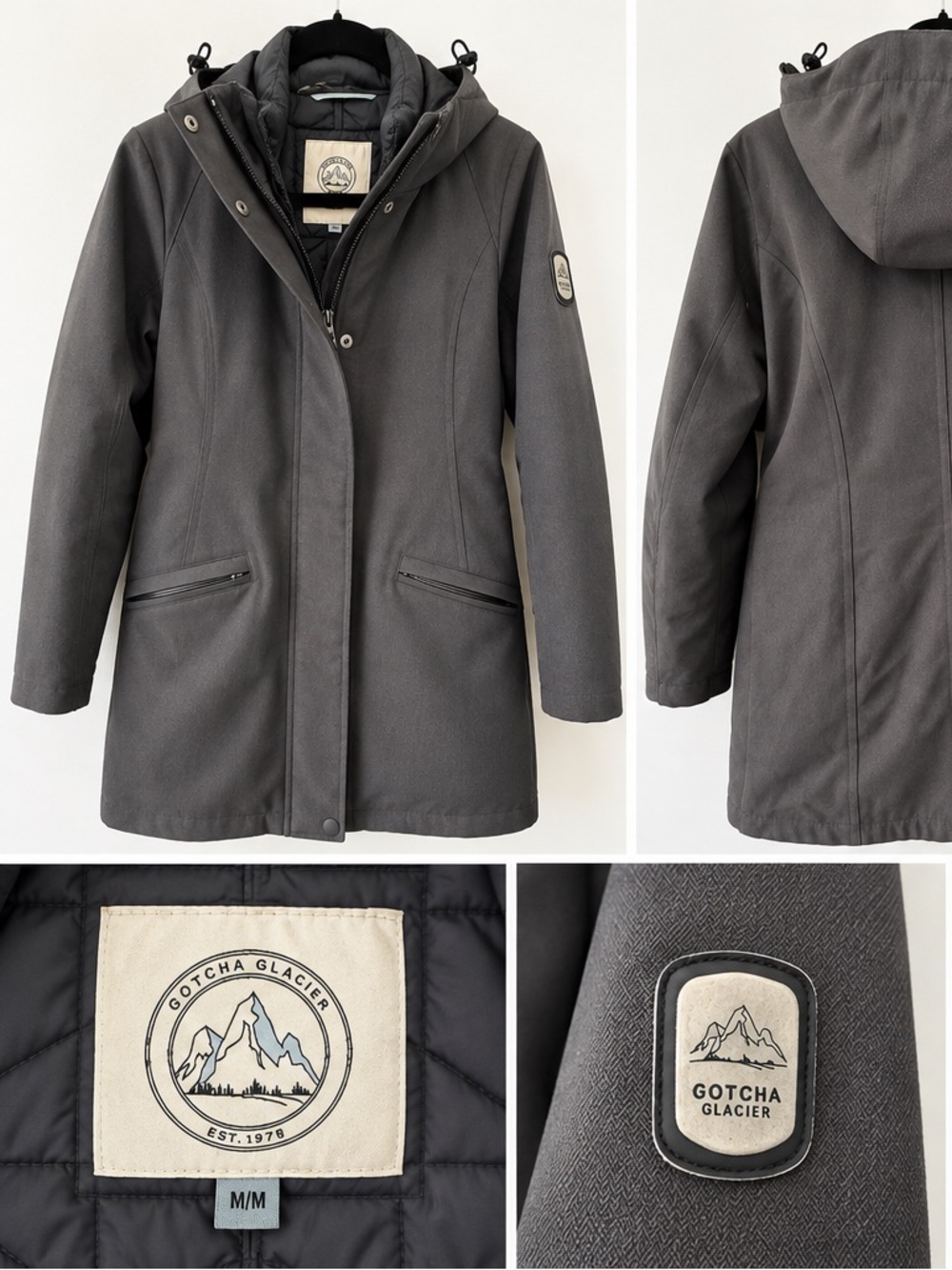 Gotcha Glacier 3-in-1 Hooded Winter Coat – Size Medium